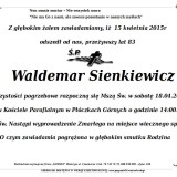 Ś.P. Waldemar Sienkiewicz 15.04.2015 Lwówek Śląski, Płóczki