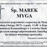 Ś.P. Marek Myga 01.02.2017r. Lwówek Śląski