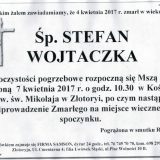 Ś.P. Stefan Wojtaczka 04.04.2017r. Złotoryja
