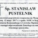 Ś.P. Stanisław Pustelnik 10.05.2017r. Lwówek Śląski