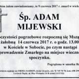 Ś.P. Adam Mijewski 09.06.2017r. Lwówek Śląski, Sobota
