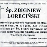 Ś.P. Zbigniew Loreciński 14.07.2017r. Lwówek Śląski, Pławna