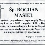 Ś.P. Bogdan Masiel 01.08.2017r. Lwówek Śląski