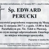 Ś.P. Edward Perucki 07.08.2017r. Lwówek Śląski, Pławna