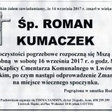 Ś.P. Roman Kumaczek 14.09.2017r. Lwówek Śląski