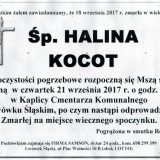 Ś.P. Halina Kocot 18.09.2017r. Lwówek Śląski