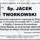 Ś.P. Jacek Tworkowski 26.09.2017r. Lwówek Śląski