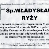 Ś.P. Władysław Ryży 25.09.2017r. Lwówek Śląski