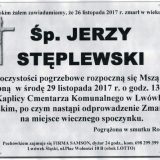 Ś.P. Jerzy Stęplewski 26.11.2017r. Lwówek Śląski