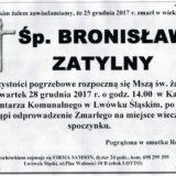 Ś.P. Bronisław Zatylny 25.12.2017r. Lwówek Śląski