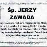 Ś.P. Jerzy Zawada 25.01.2018r. Lwówek Śląski, Pławna