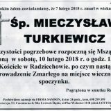 Ś.P. Mieczysław Turkiewicz 07.02.2018r. Złotoryja, Radziechów