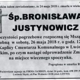 Ś.P. Bronisława Justynowicz 24.05.2018r. Lwówek Śląski