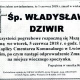 Ś.P. Władysław Dziwir 01.06.2018r. Lwówek Śląski