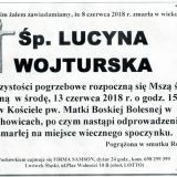 Ś.P. Lucyna Wojturska, 08.06.2018 r. Lwówek Śląski, Pilchowice