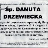 Ś.P. Danuta Drzewiecka 24.11.2018 r. Lwówek Śląski