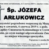 Ś.P. Józefa Arłukowicz 02.06.2019 r. Lwówek Śląski