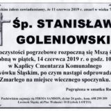 Ś.P. Stanisław Goleniowski 11.06.2019 r. Lwówek Śląski